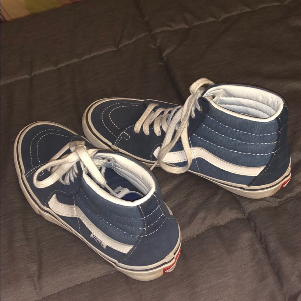 blue high top vans